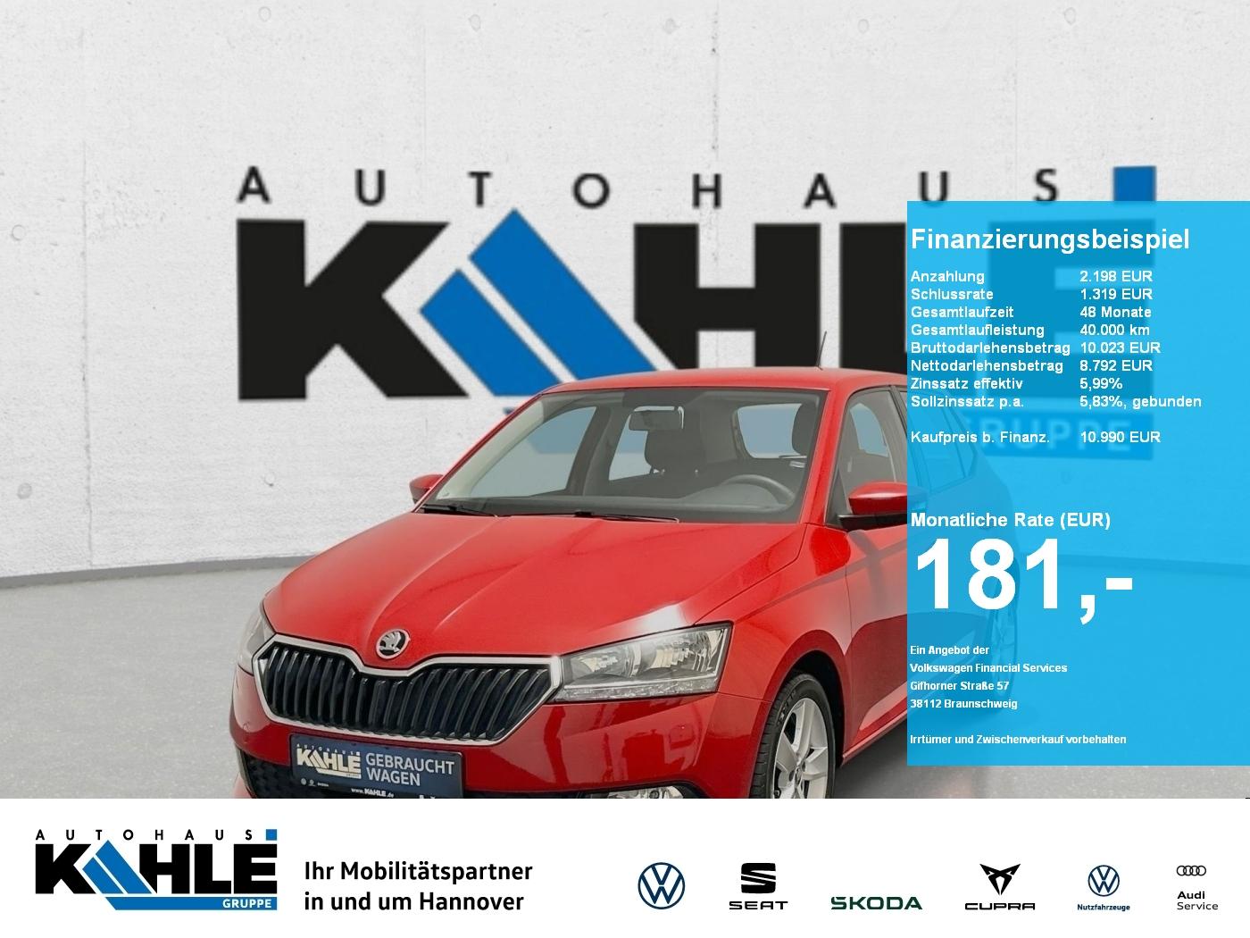 Skoda Fabia 1.0 TSI Cool Plus Sitzh PDC Facelift