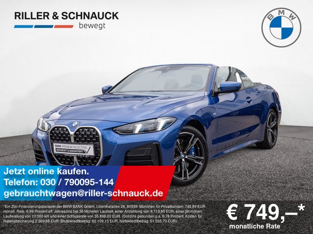 BMW 430i Cabrio xDrive M-Sport SHZ H/K NAVI LED 360°