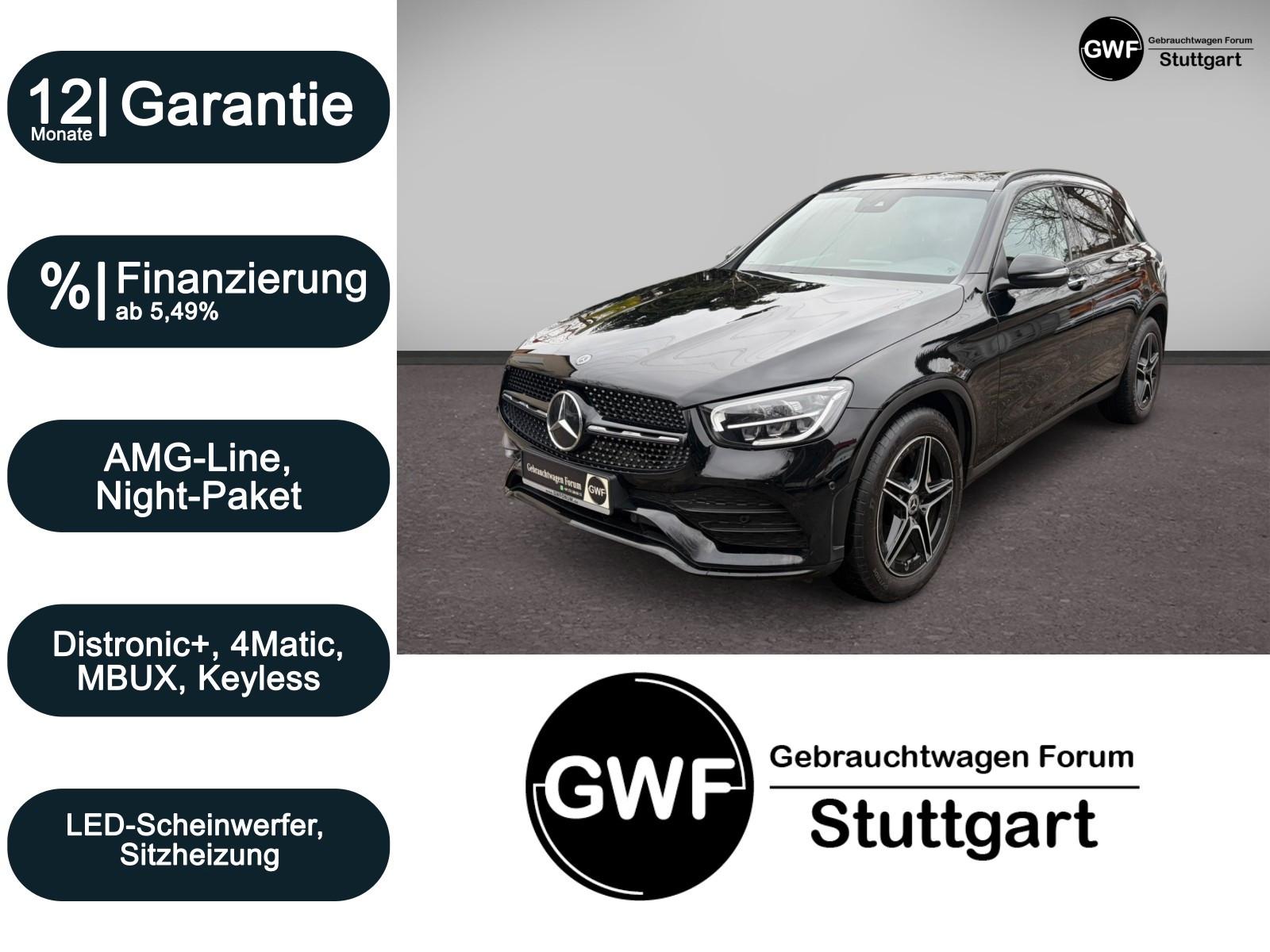 Mercedes-Benz GLC 220d 4Matic | AMG + Night | LEDER | Distr.