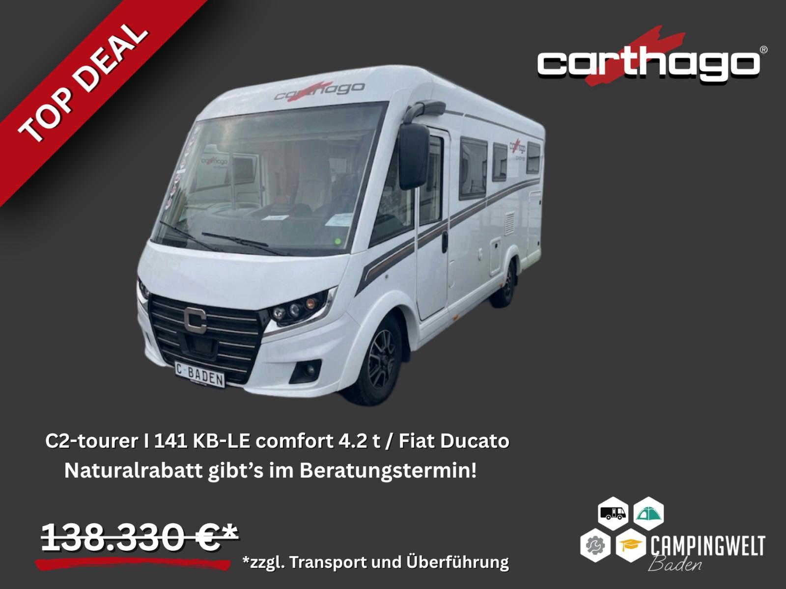 Carthago C2-tourer I 141 KB-LE comfort 4.2 t /Fiat Ducato