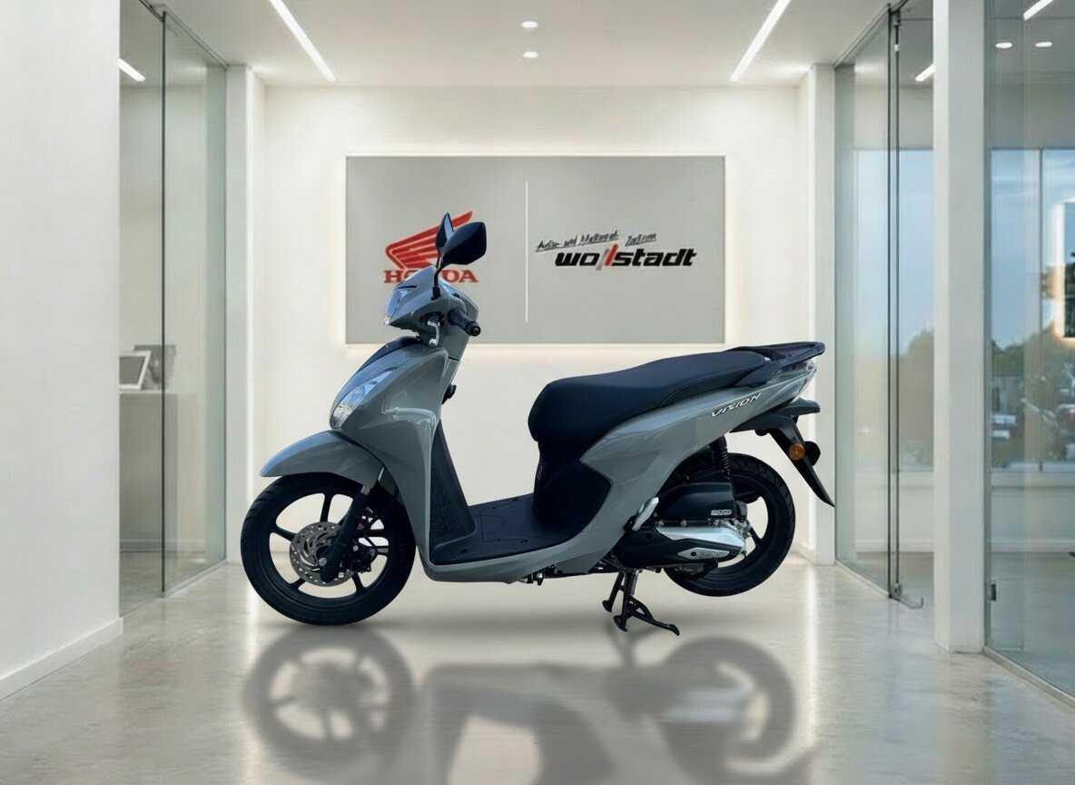 Honda Vision 110 > 100kg vollgetankt !