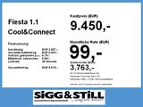 Ford Fiesta 1.1 Cool&Connect *KLIMA*APPLINK*SPUR*SHZ* - Ford Fiesta Gebrauchtwagen in Augsburg