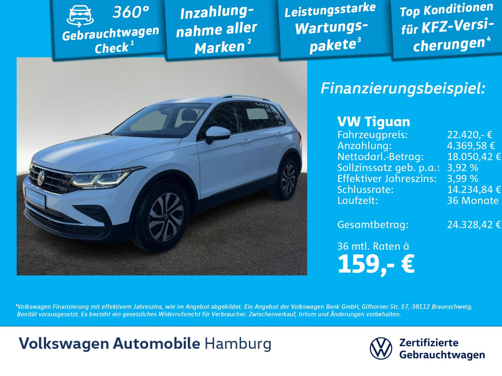 Volkswagen Tiguan 1.5 TSI Active Navi Matrix DigitalCockpit