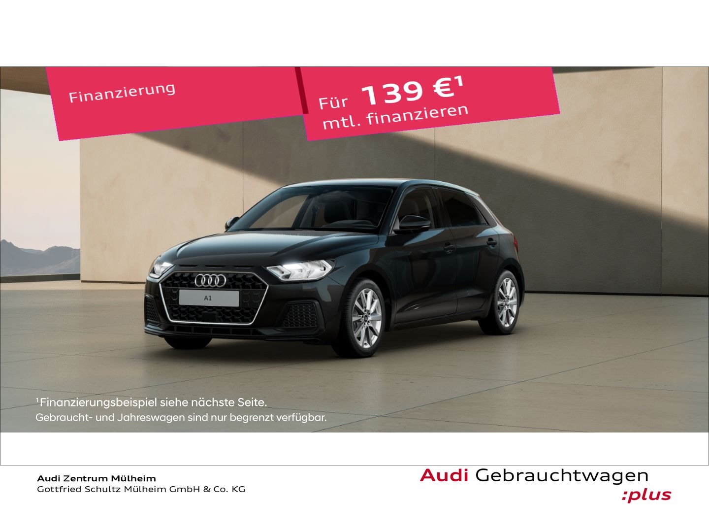 AUDI A1 Sportback 30 TFSI virtual Einparkhilfe