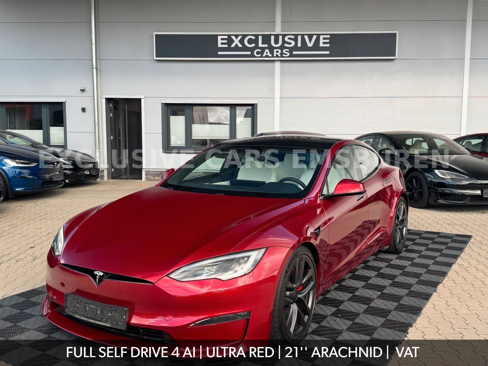 Tesla MODEL S PLAID | ULTRA RED | FULL SELF DRIVE 4|