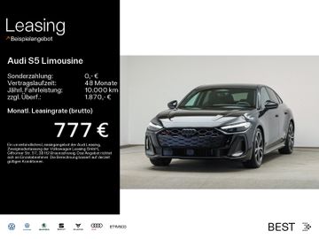 Audi Leasingangebot: Audi S5 Limousine MEMORY*HUP*TECHPRO*MMI*B&O*DASHCAM*
