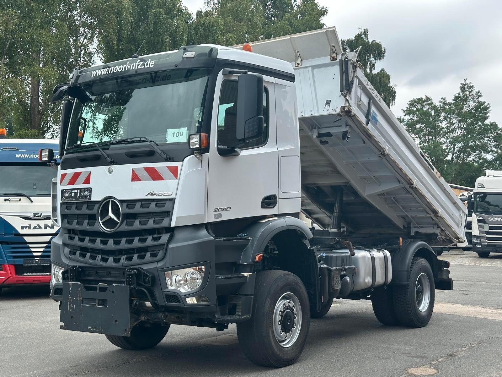 Mercedes-Benz Arocs 2040 4x4 AK Meiller DSK Frontanbauplatte