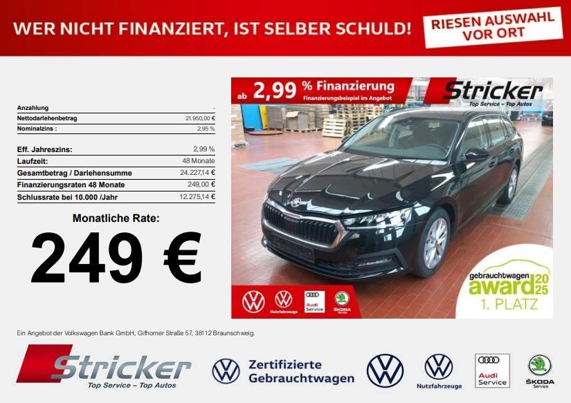 Skoda Octavia  Combi Ambition 1.4TSI e-Hybrid 249,-ohn