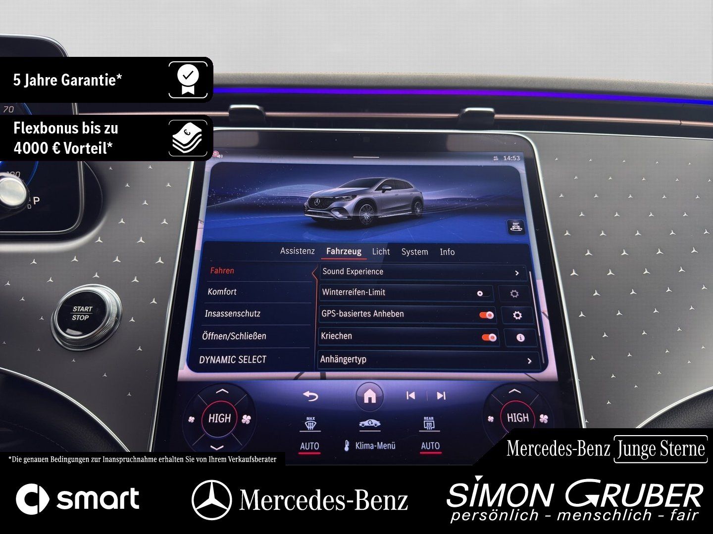 Fahrzeugabbildung Mercedes-Benz EQE 350 4M SUV AMG Pano Airmatic Leder AHK