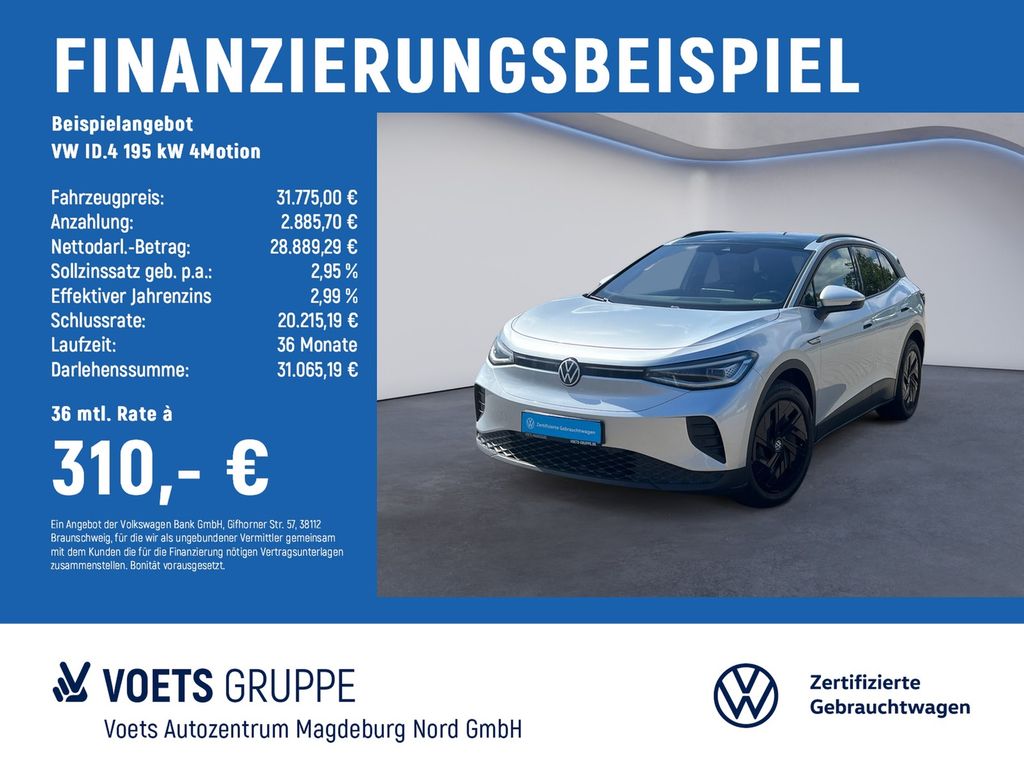 Volkswagen ID.4 195 kW 4Motion Pro IQ-LIGHT+PANO+AHK+ACC