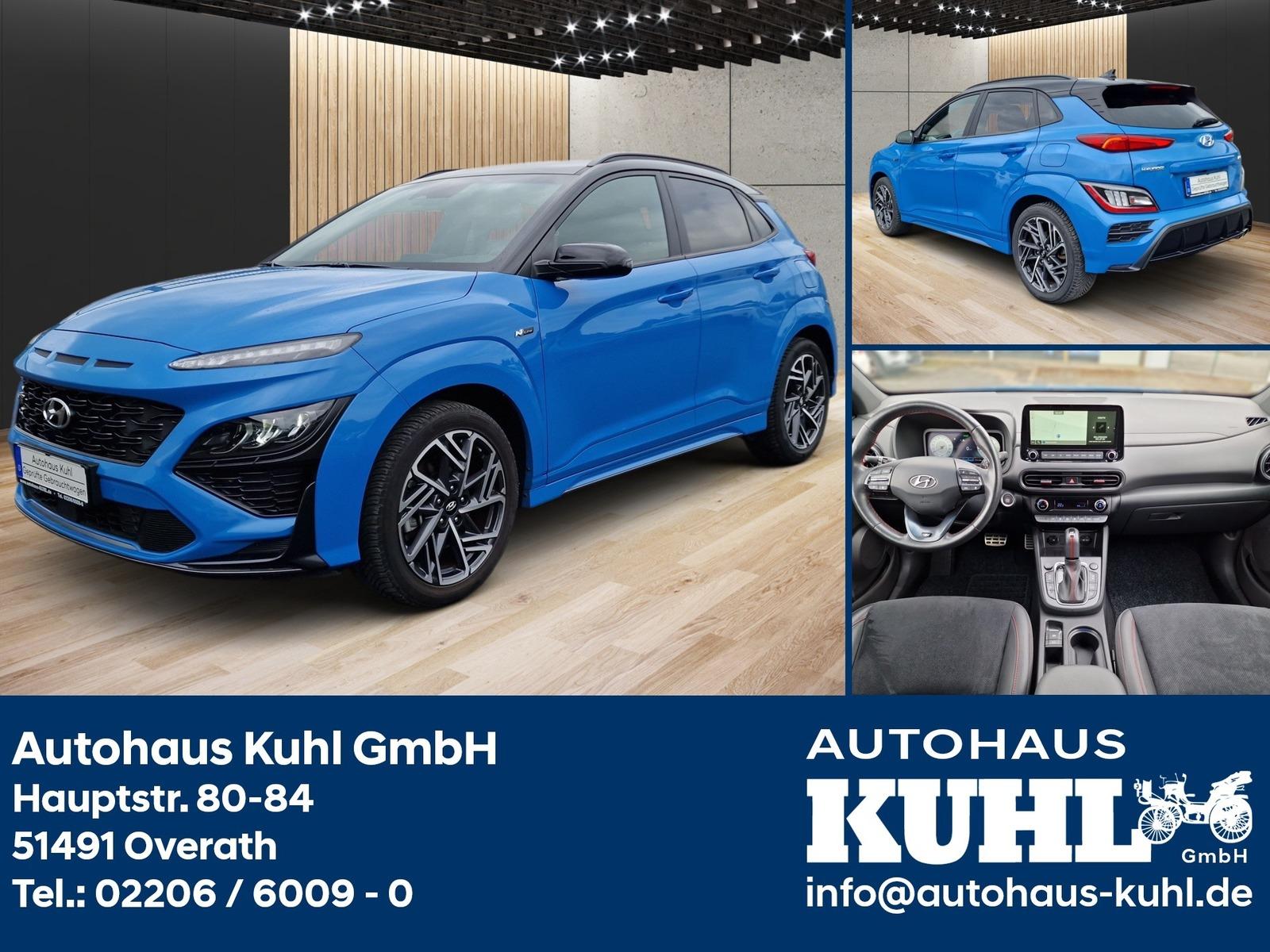 Hyundai Kona 1.6 DCT N Line Dach schwarz Assistenz+Sitz
