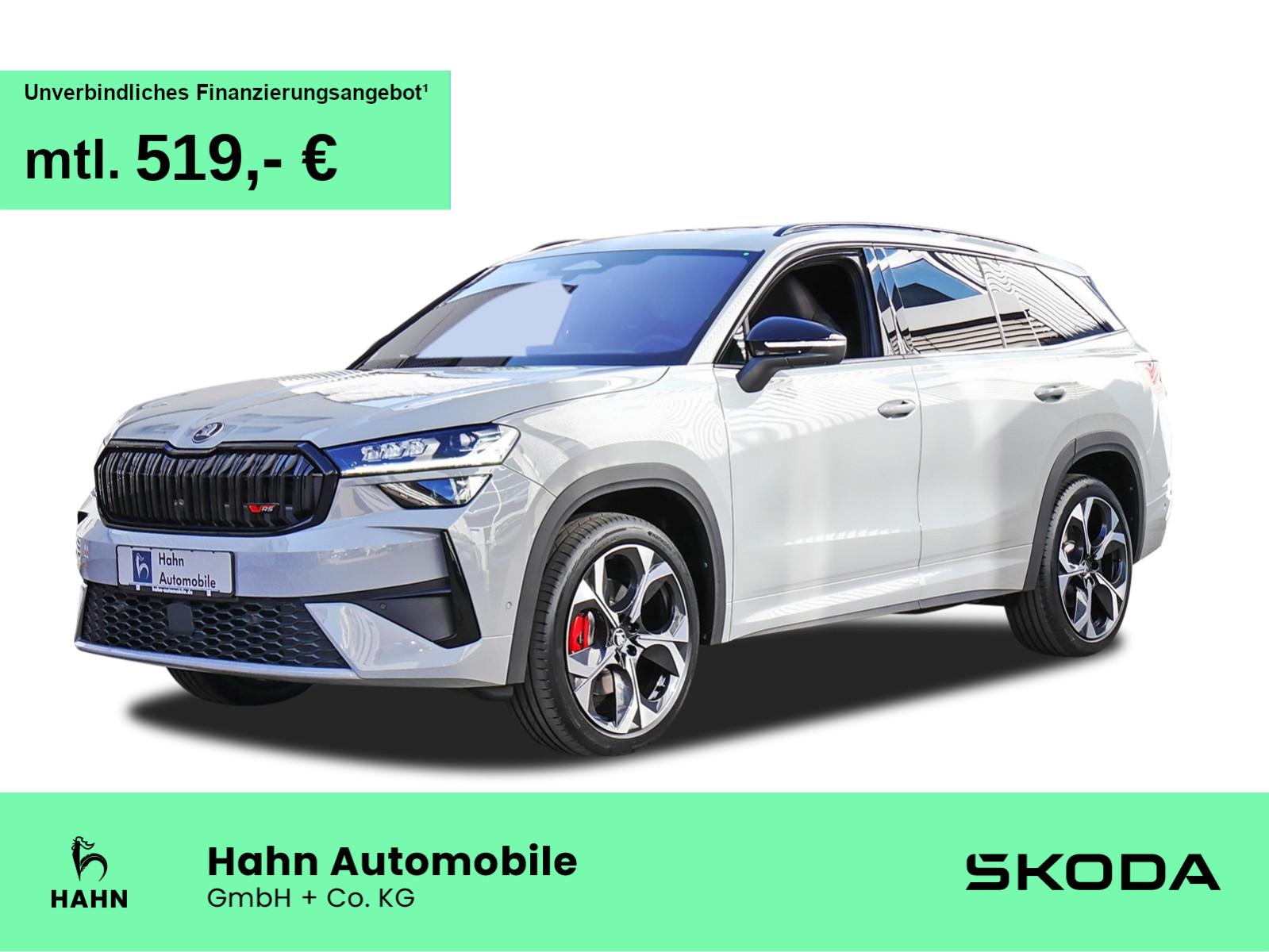 Skoda Kodiaq RS 2,0TSI 265PS DSG 4×4 ACC AHK Pano StHz