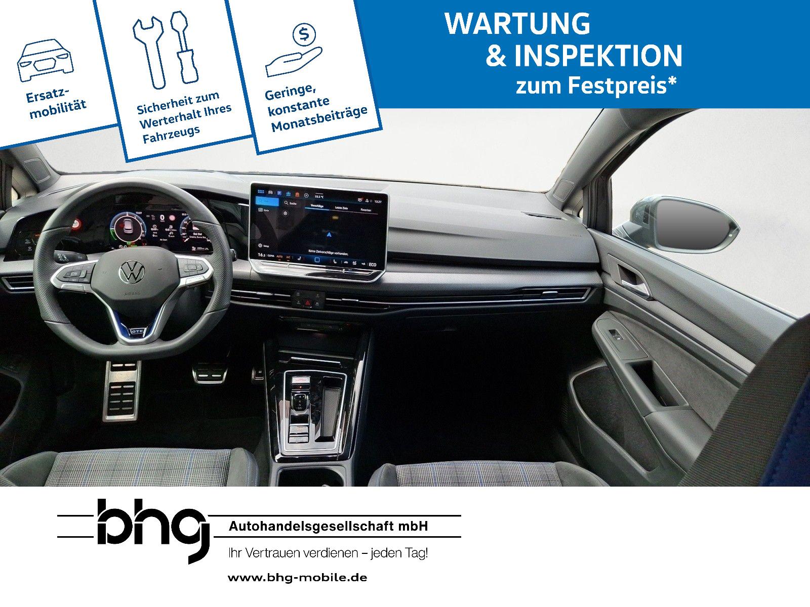 Volkswagen Golf GTE 1.5 eHybrid DSG AHK HUD MatrixLED ACCTr, миниатюра 12