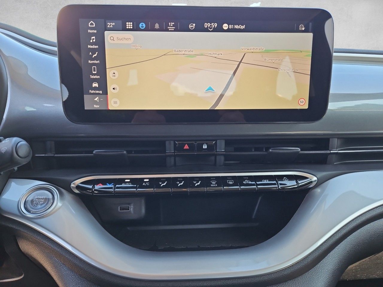 Fahrzeugabbildung Fiat 500 e Icon Batterieprotokoll,Tempomat,Navi