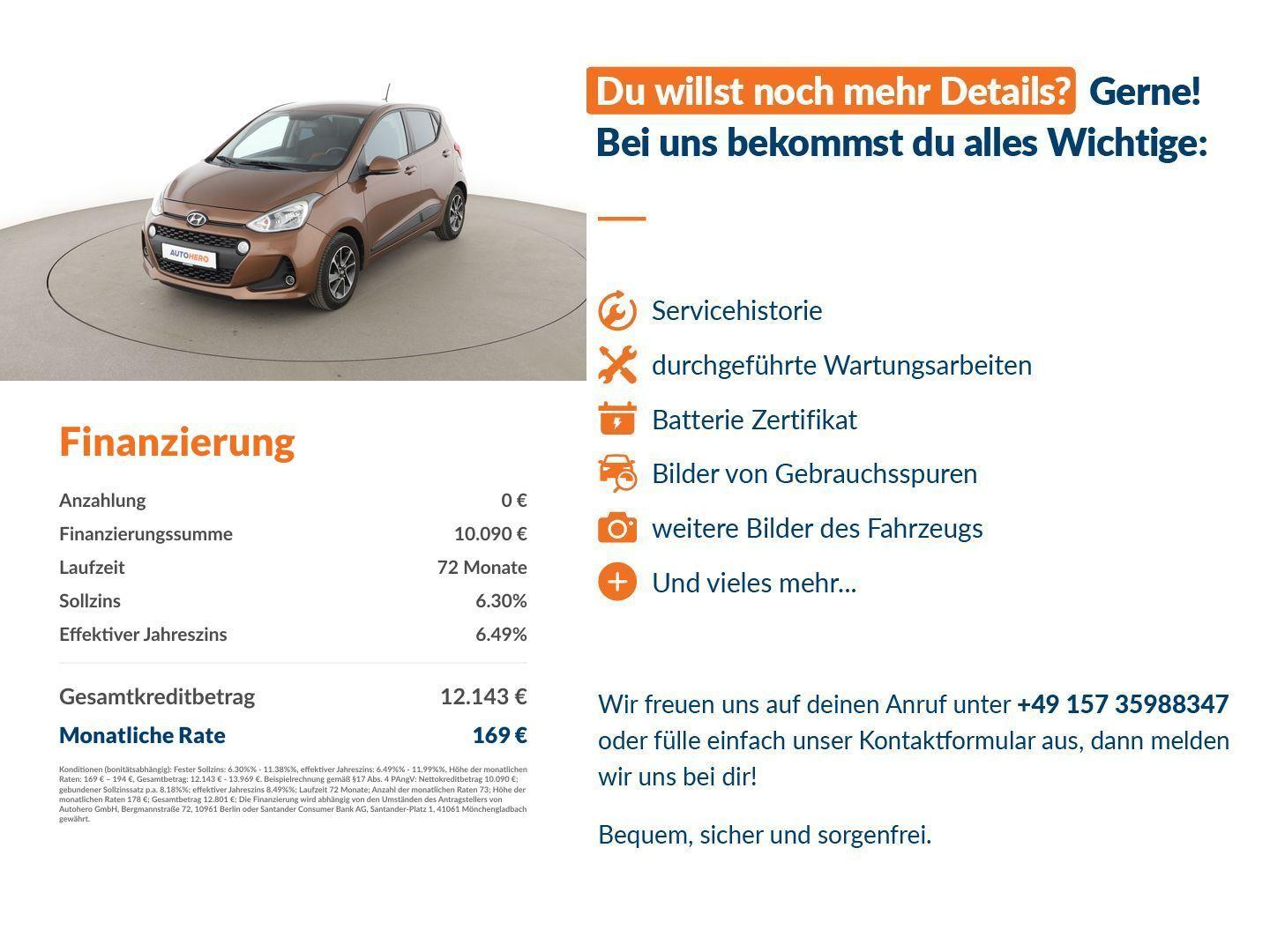 Hyundai i10 1.2 Style Aut.*SHZ*KLIMA*BLUETOOTH*GARANTIE*