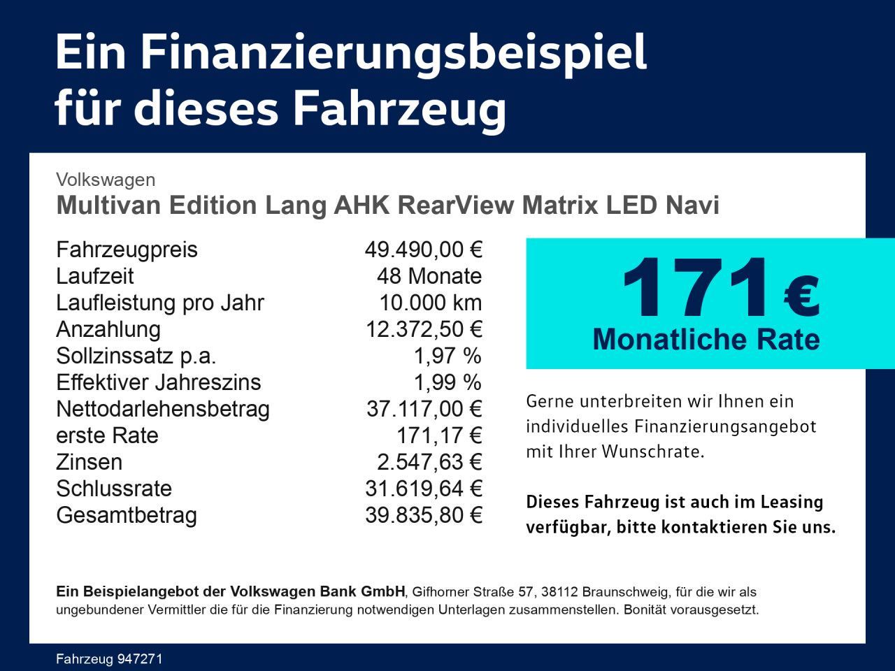 Volkswagen Multivan Edition Lang AHK RearView Matrix LED foto 3