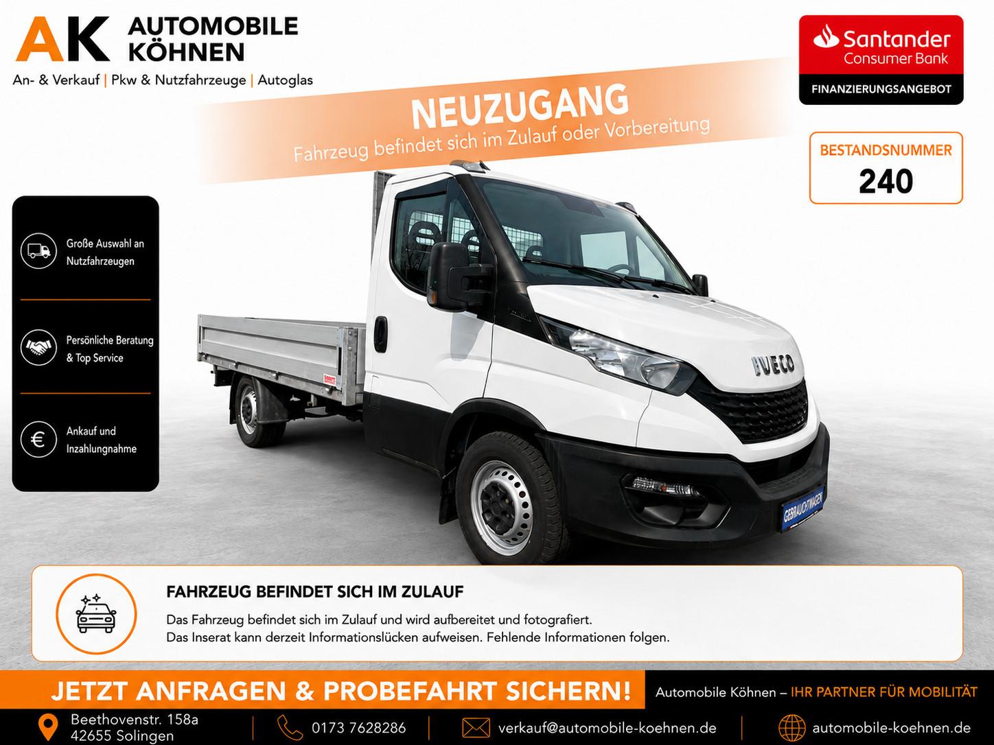 Iveco Daily 35S16 TIEFPRITSCHE / AHK / KLIMA / LUFT / 