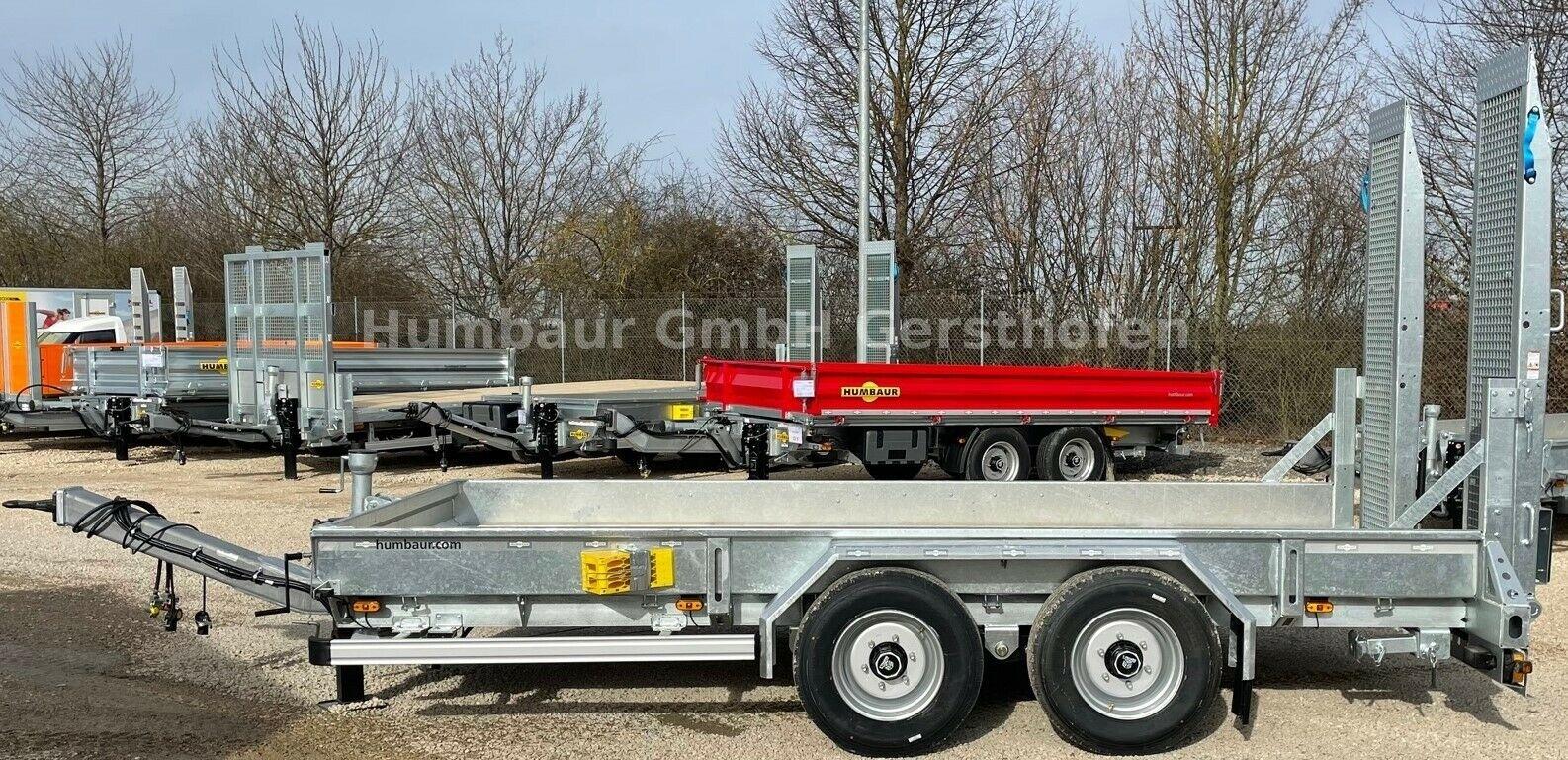 Humbaur 11,9 to Tandem-Tieflader-Durchfahrbar GiRo-Rampe