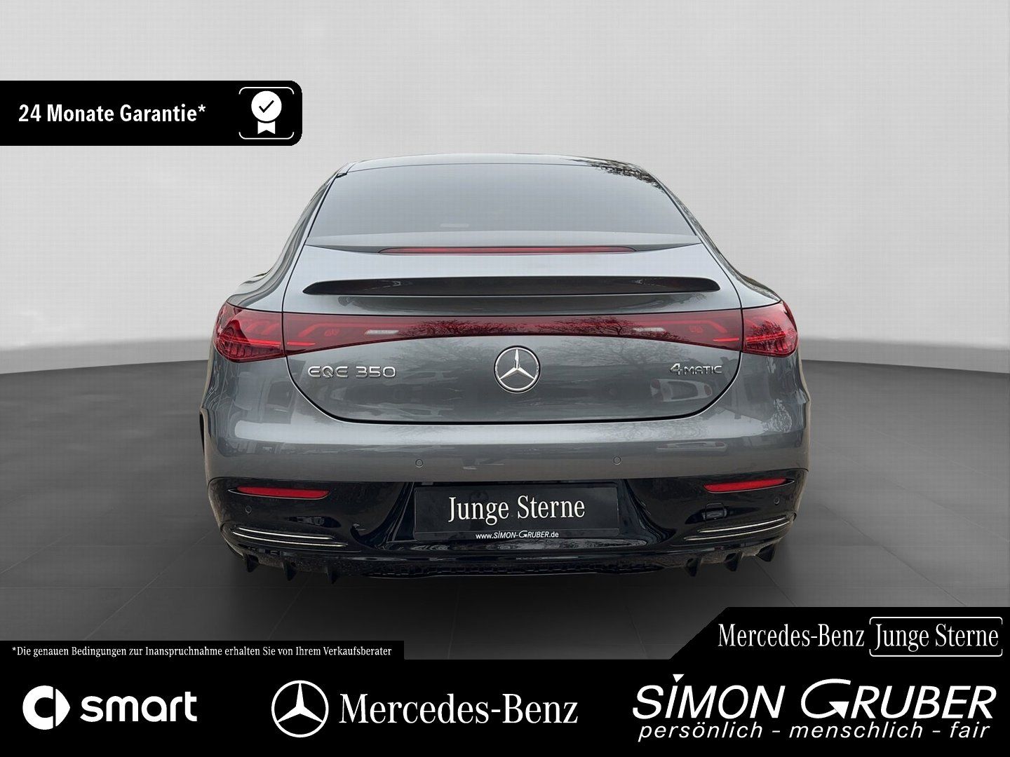 Fahrzeugabbildung Mercedes-Benz EQE 350 4M AMG Int/Ext Pano WP Distronic Md2024