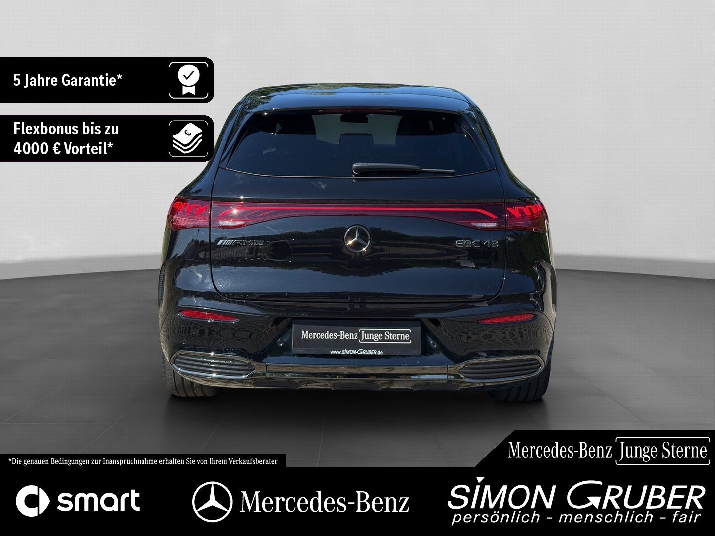 Fahrzeugabbildung Mercedes-Benz EQE 43 4M SUV AMG Pano Nappa HUD Hyper HAL 3D