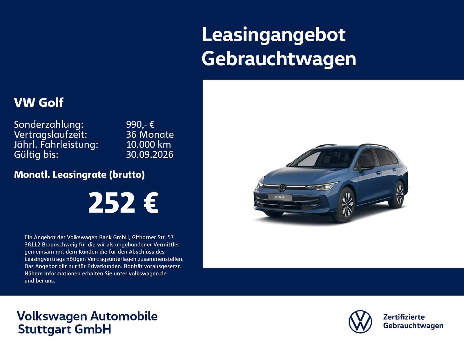 Volkswagen Golf 8 Variant Goal 2.0 TDI DSG Navi AHK Kamera