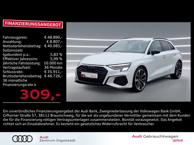 Audi S3 Sportback TFSI qu MATRIX HuD ACC NAVI B&O KAM