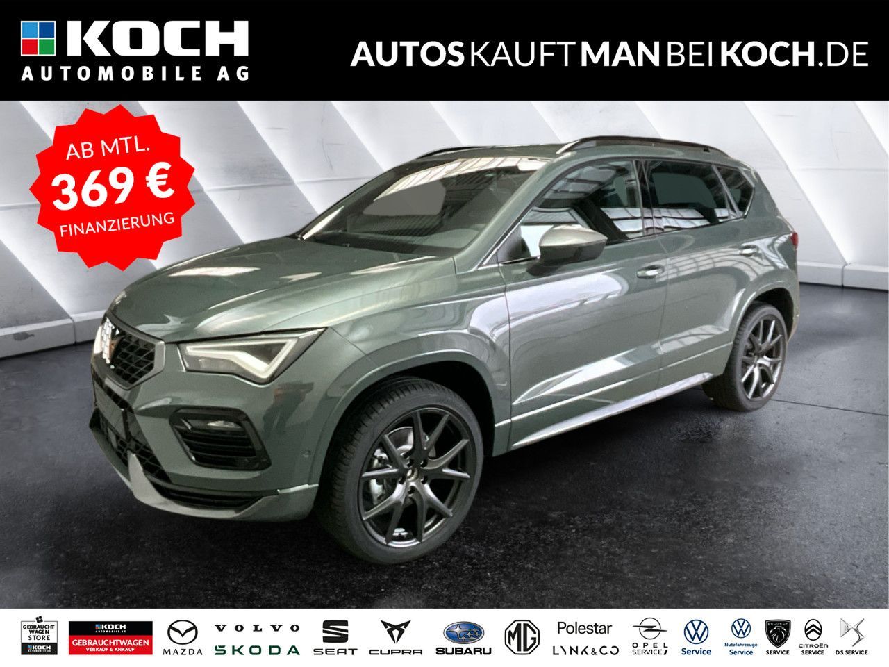 Cupra Ateca 2.0 TSI DSG 4Drive KAMERA NAVI SHZ Allrad