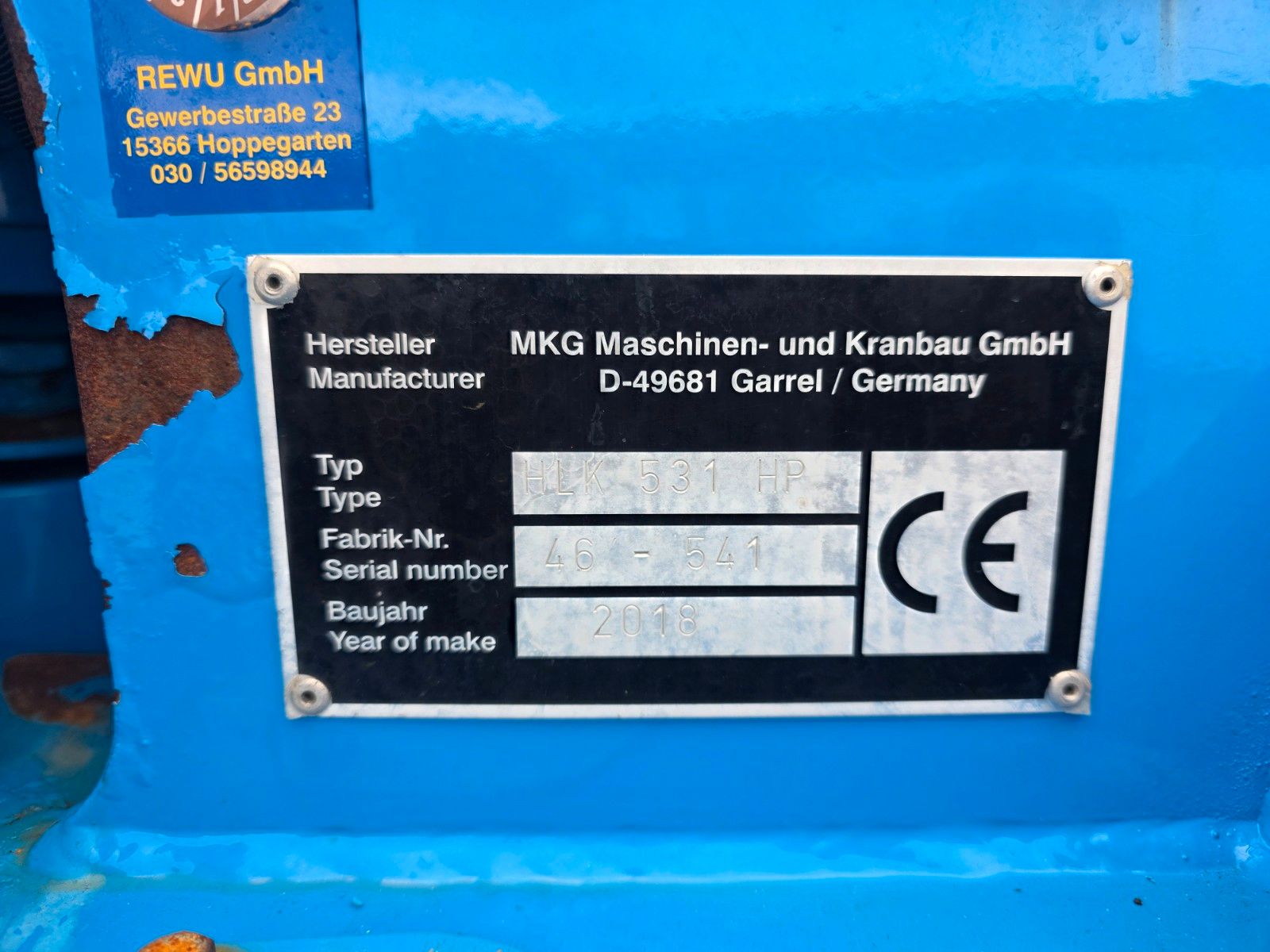 Fahrzeugabbildung Volvo FH 500 MKG HLK 531 HP a7 Funk NLA gelenkt