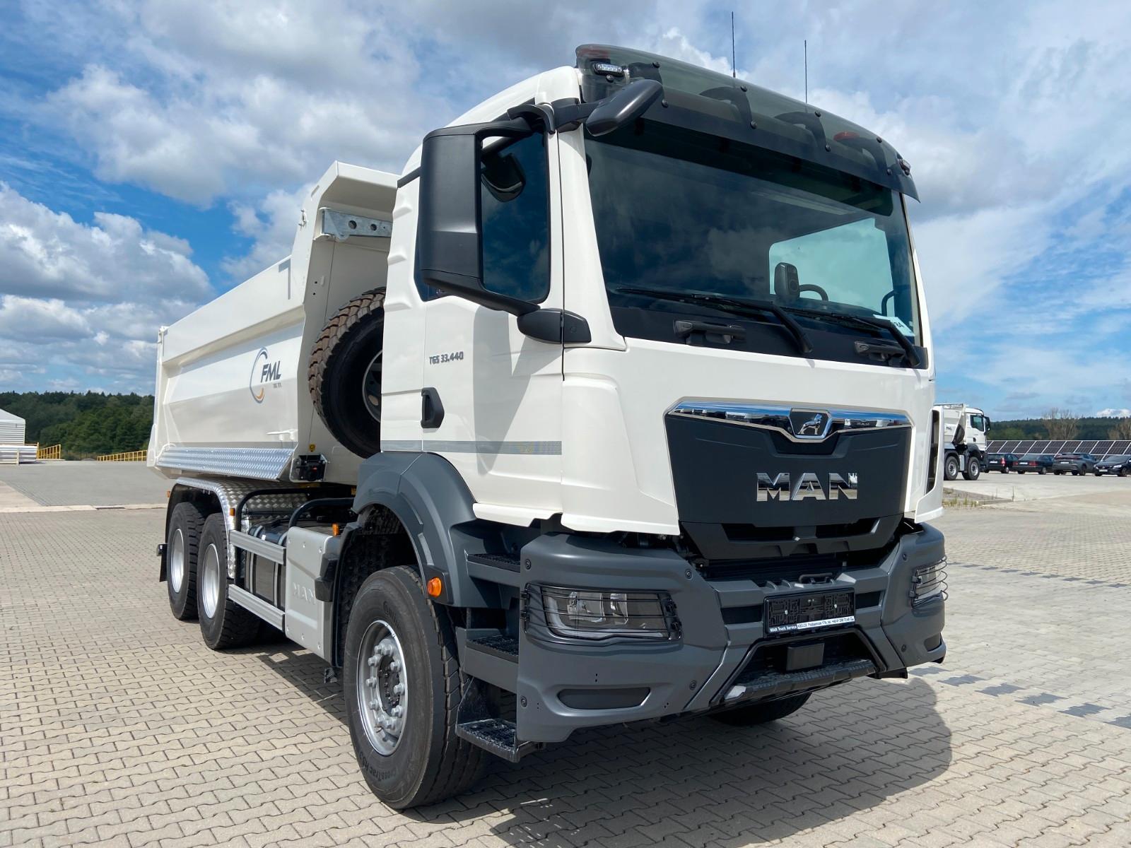 MAN TGS 33.440 6X4 MIT FML KIPPER W1CE 14 M3, 2026