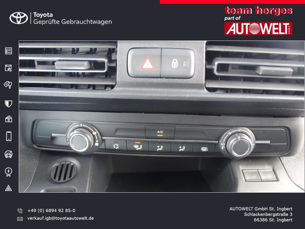 Fahrzeugabbildung Toyota Proace City L1 1,5-l D-4D S&S Meister