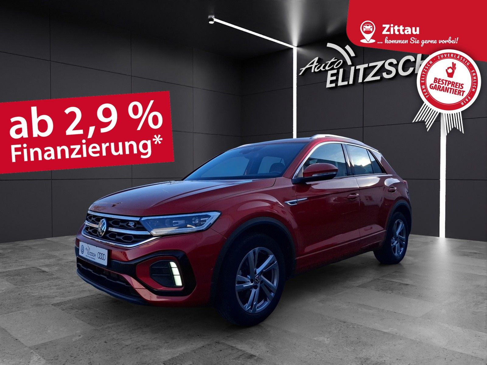 Fahrzeugabbildung Volkswagen T-Roc TSI R-Line LEDplus AID ACC APP SHZ 17"