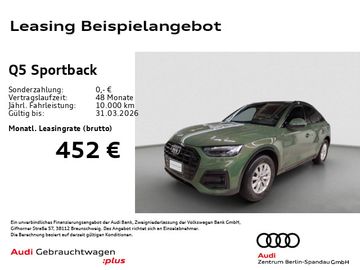 Audi Leasingangebot: Audi Q5 Sportback 35 TDI S line int. S tronic *AHK*
