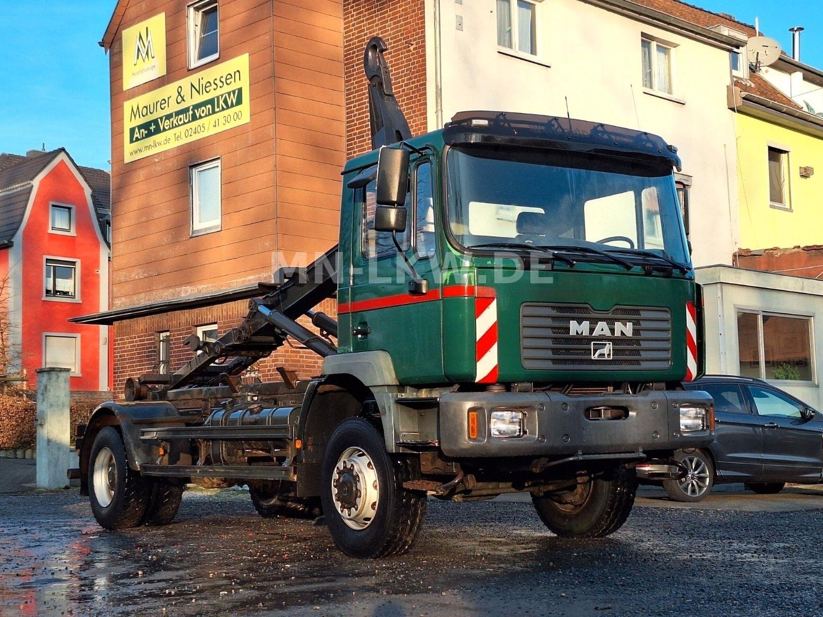 MAN 18.280 4x4 ALLRAD ABROLLKIPPER ATLAS HAKEN TÜV