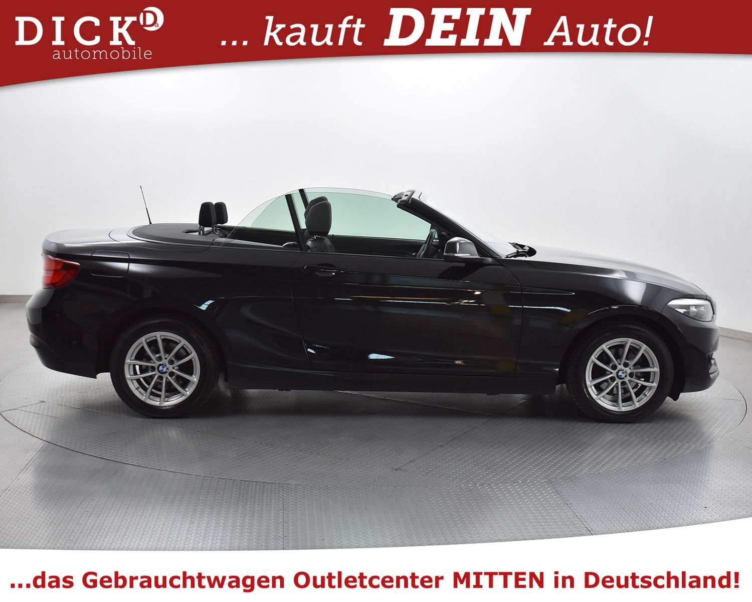 Fahrzeugabbildung BMW 218d Cabrio Advan NAVI+LED+SHZ+TEM+H&K+PDC+AHK+M