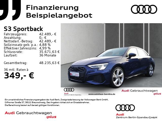 S3 Sportback *MATRIX*B&O*Opt.-Schwarz+*NAV+*