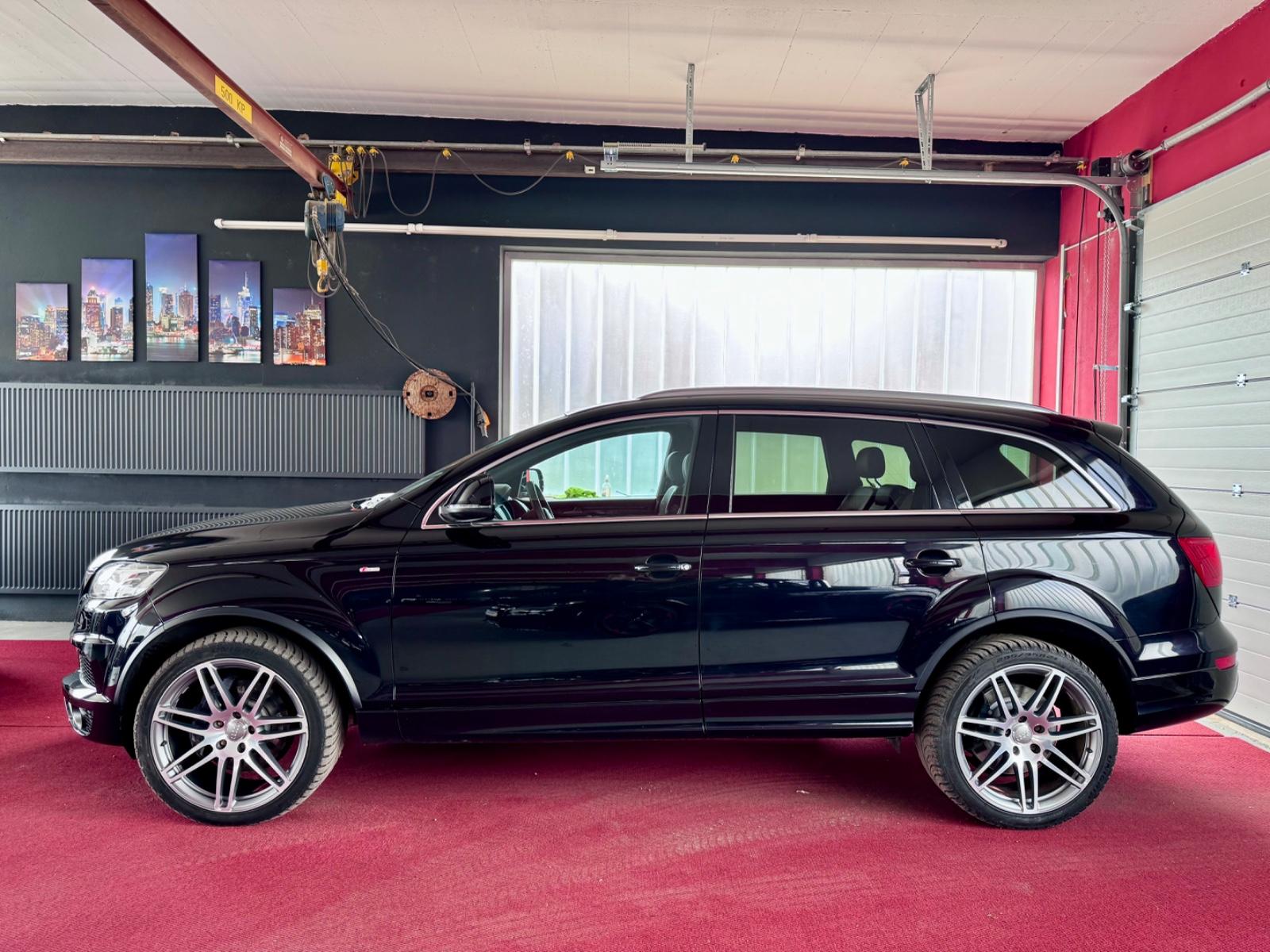 AUDI Q7 4.2 TDI QUATTRO 340ch - S LINE - SUSPENSION PNEUMATIQUE - ATTELAGE - JANTES 21" - CLIMATISATION