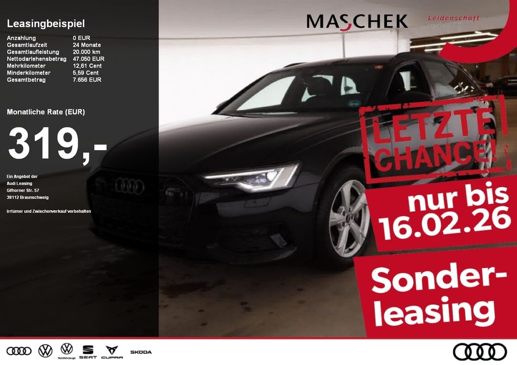 A6 Avant advanced 45 TFSI AHK Black Memory Matri