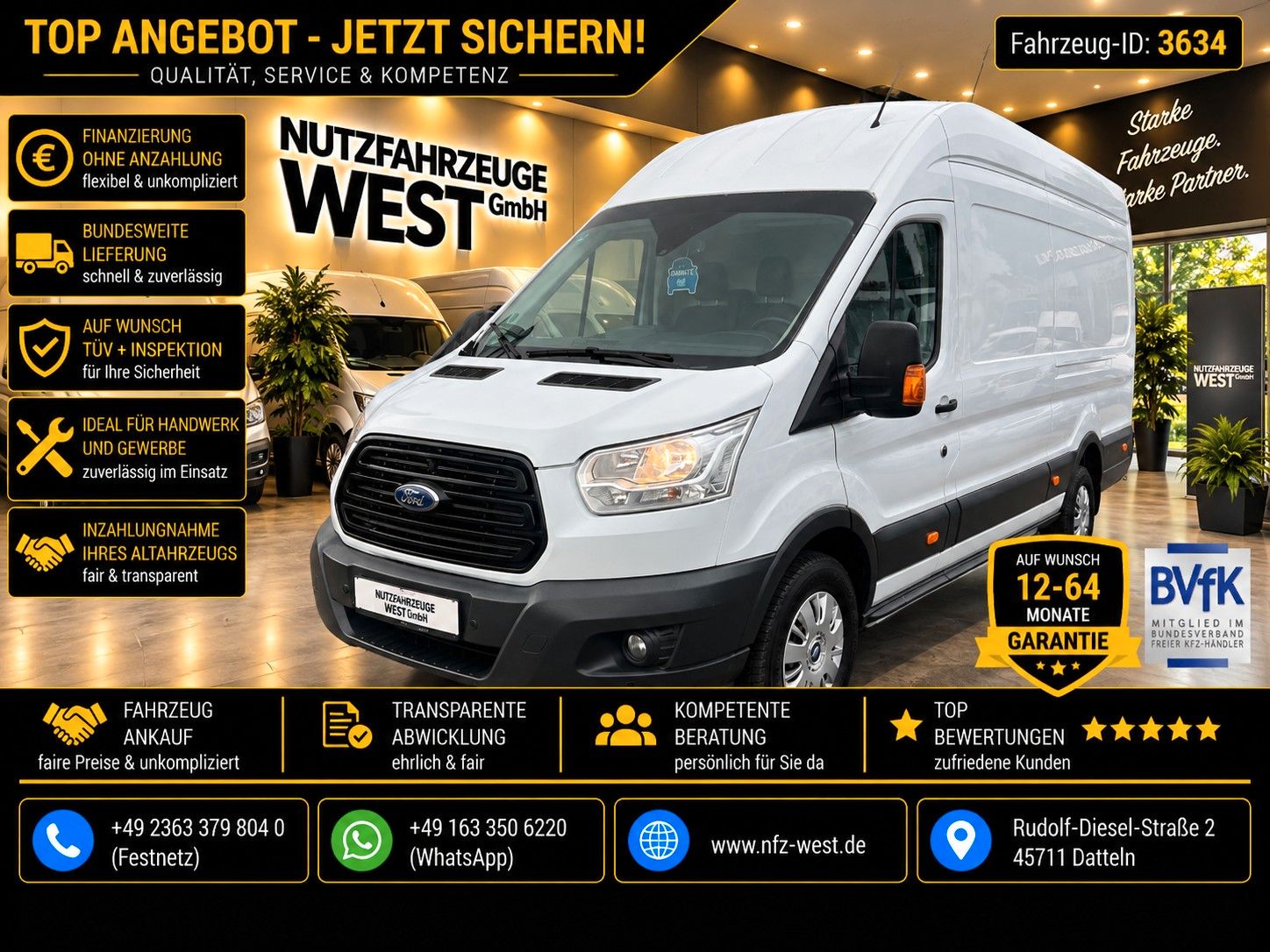 Ford Transit 350 L4H3 Jumbo