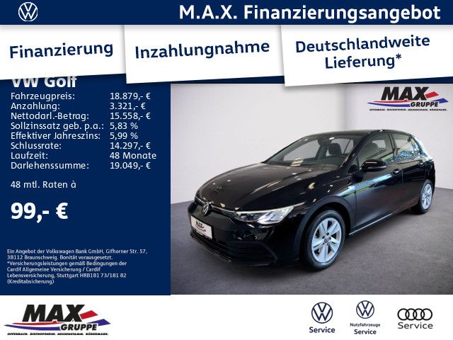 Golf VIII 1.0 TSI LIFE LED+NAVI+DCP+APP+SITZHZG+