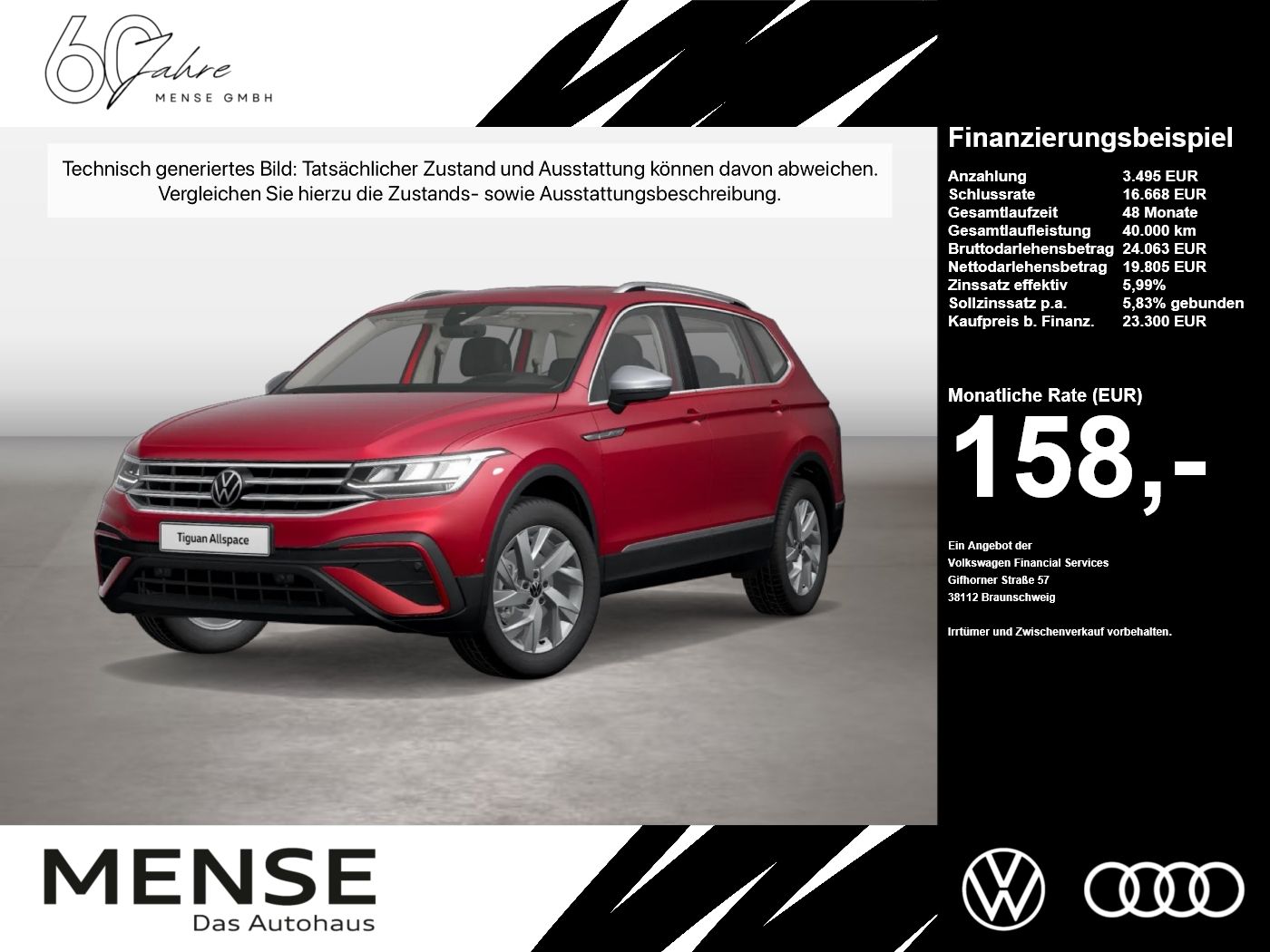 Volkswagen Tiguan Allspace 2.0 TDI DSG Life AHK HUD ACC