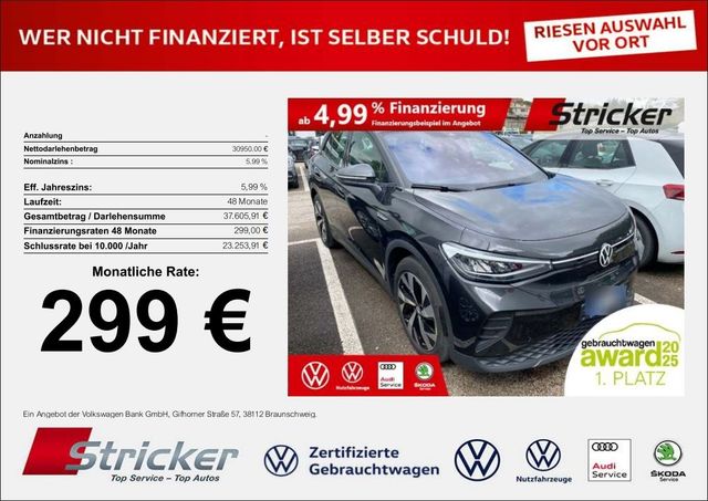 Volkswagen ID.4 Pro Performance 150/77 299,-ohne Anzahlung