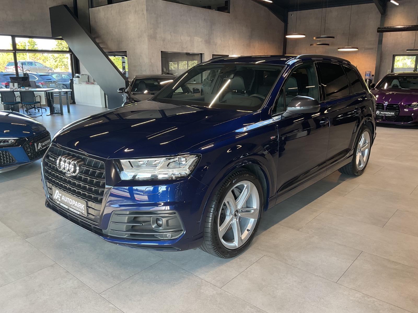 Audi Q7 50TDI qu 2x S line AHK HuD Luftf. 7-Sitze 21″