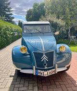 Citroën 2 CV Wellblechente - blaue Citroën 2 CV