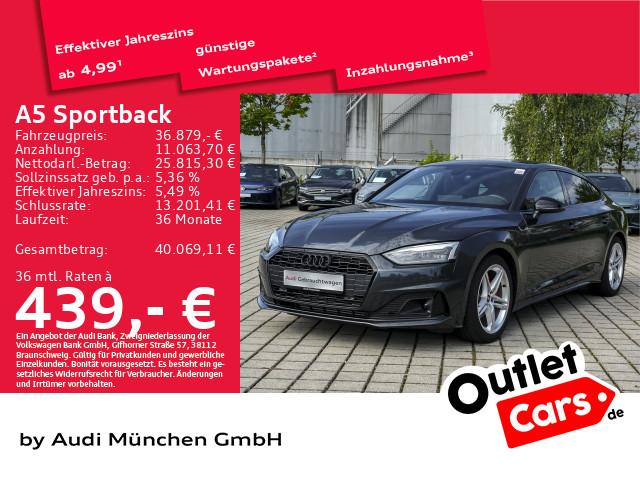 Audi A5 Sportback 40 TFSI S tronic advanced PanoAHK 2022