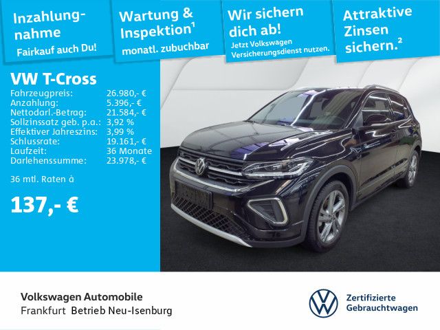 Volkswagen T-Cross 1.5 TSI DSG R-Line Navi IQ.Light DAB+ Fr