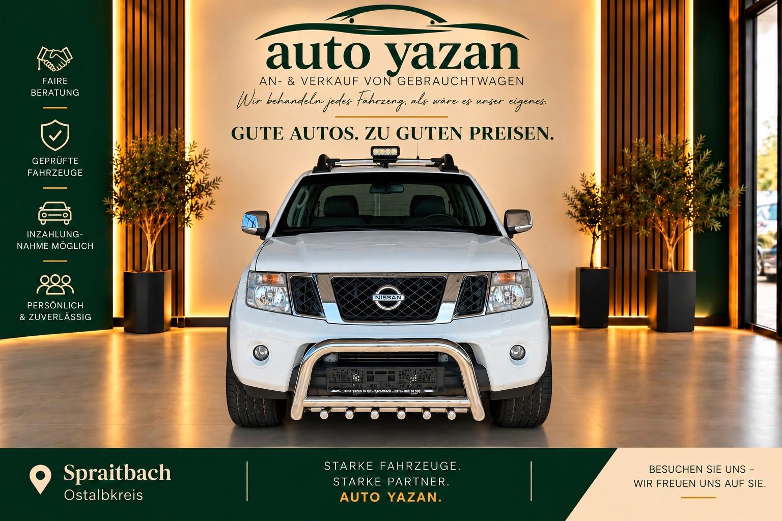 NISSAN NAVARA 3.0 V6 DCI 231ch 4X4 - BVA - CUIR - TOIT OUVRANT - CAMÉRA DE RECUL - ATTELAGE 3,5T