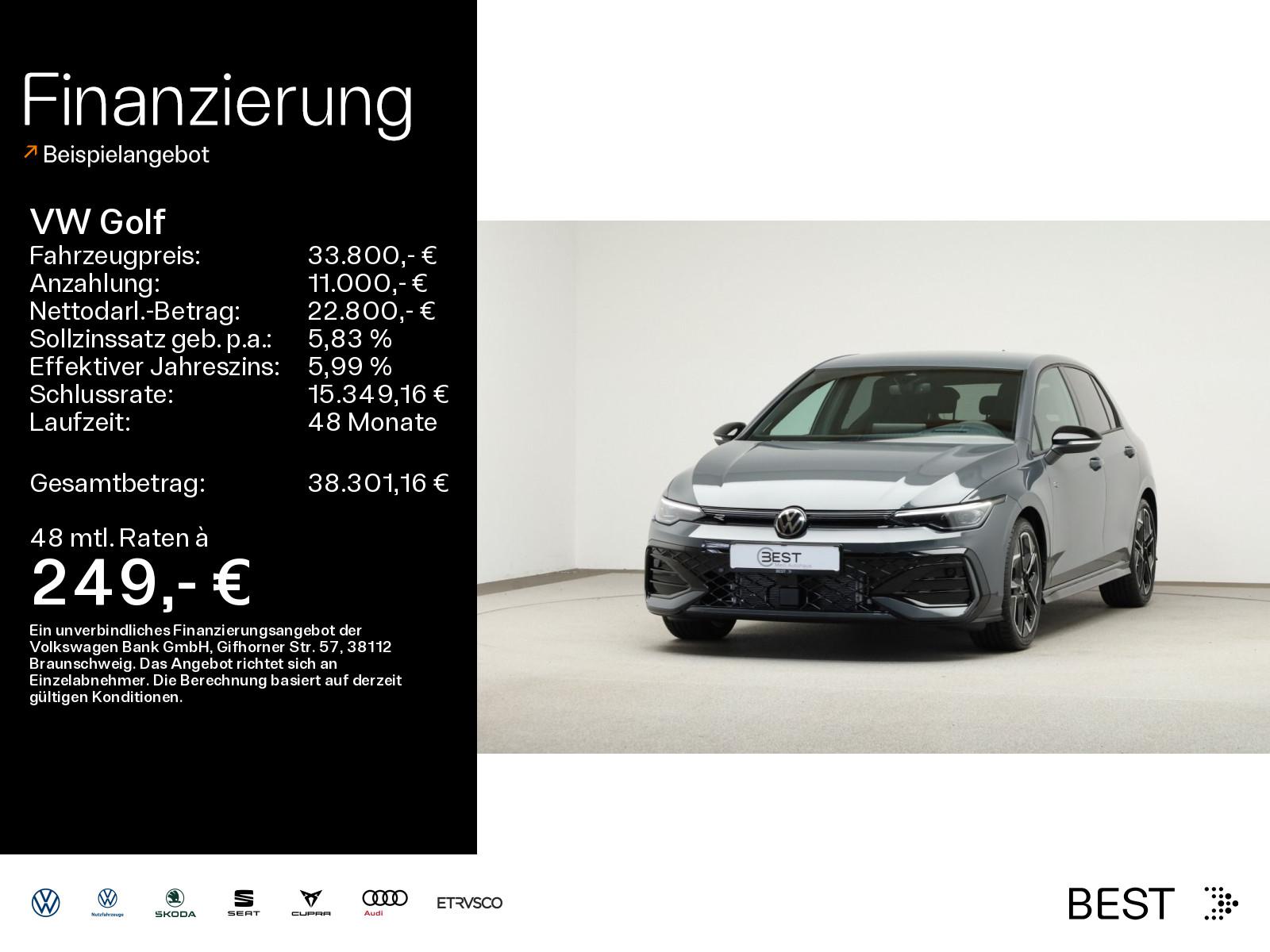 Volkswagen Golf 1.5 eTSI DSG R-Line NAV*AHK*H&K*Black Style