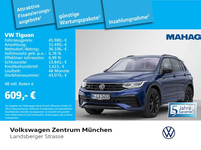 Volkswagen Tiguan 2.0 TDI R-Line 4motion AHK ACC LEDER Navi