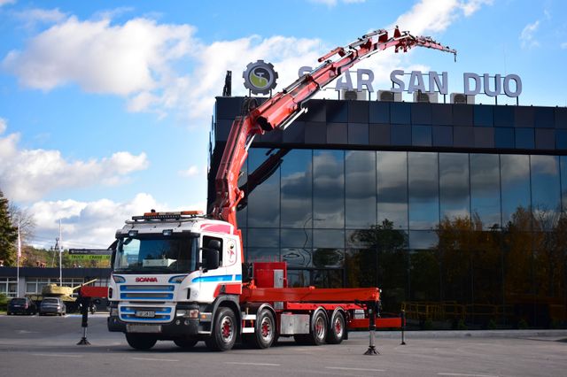 Scania R 520 8x2 FASSI F 660 EURO 5 FLY JIB Kran CRAN