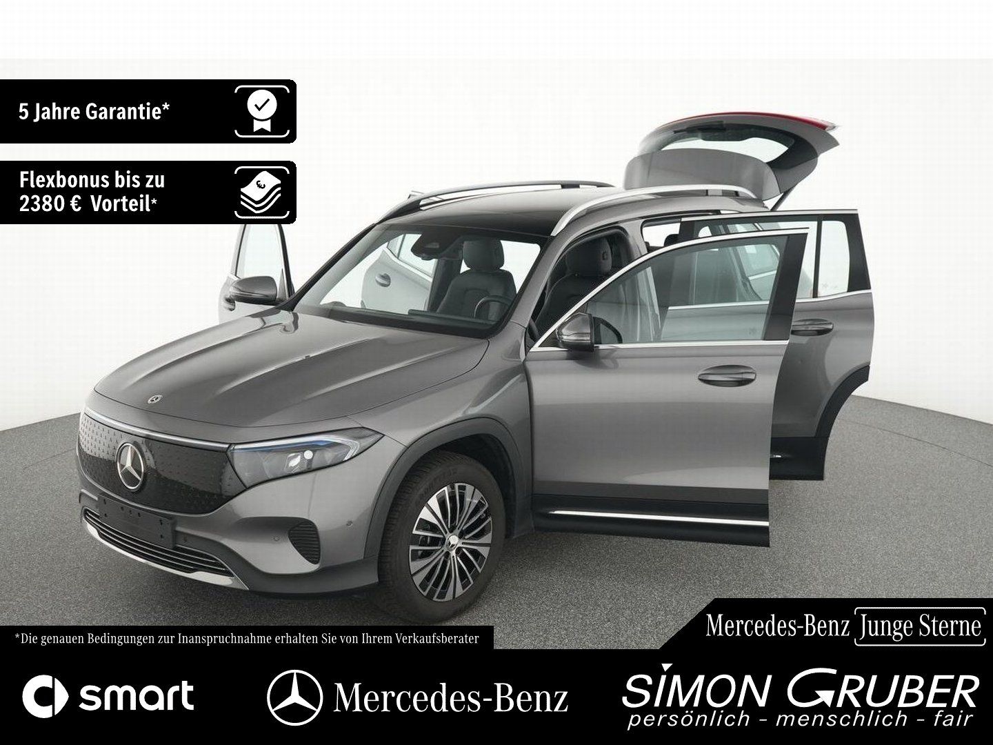 Fahrzeugabbildung Mercedes-Benz EQB 250+ Progressive Adv. Pano Kamera Amb 7Sitze